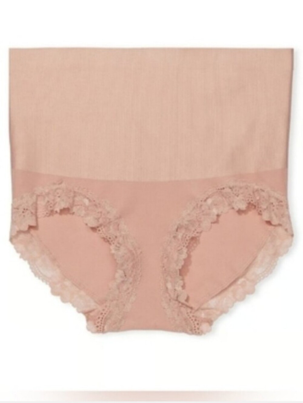 Victoria's secret smoothing shimmer lace trim brief panty shapewear LARGE